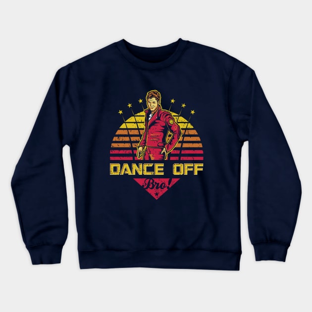 Dance Off Bro! (Distressed) Crewneck Sweatshirt by Olipop